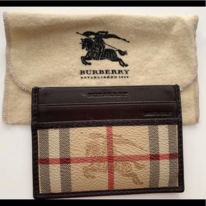 BURBERRY CARDHOLDER WITH DUSTBAG